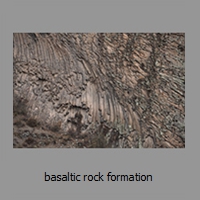 basaltic rock formation